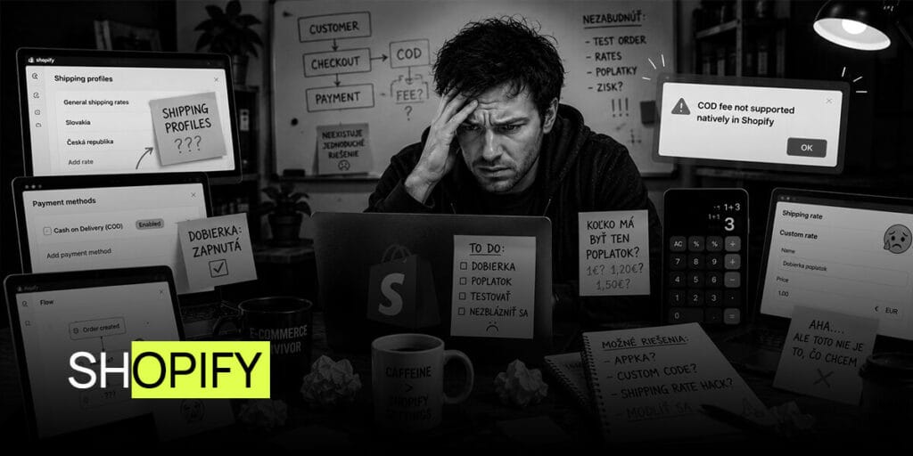 Ako vyriešiť poplatok za dobierku na Shopify